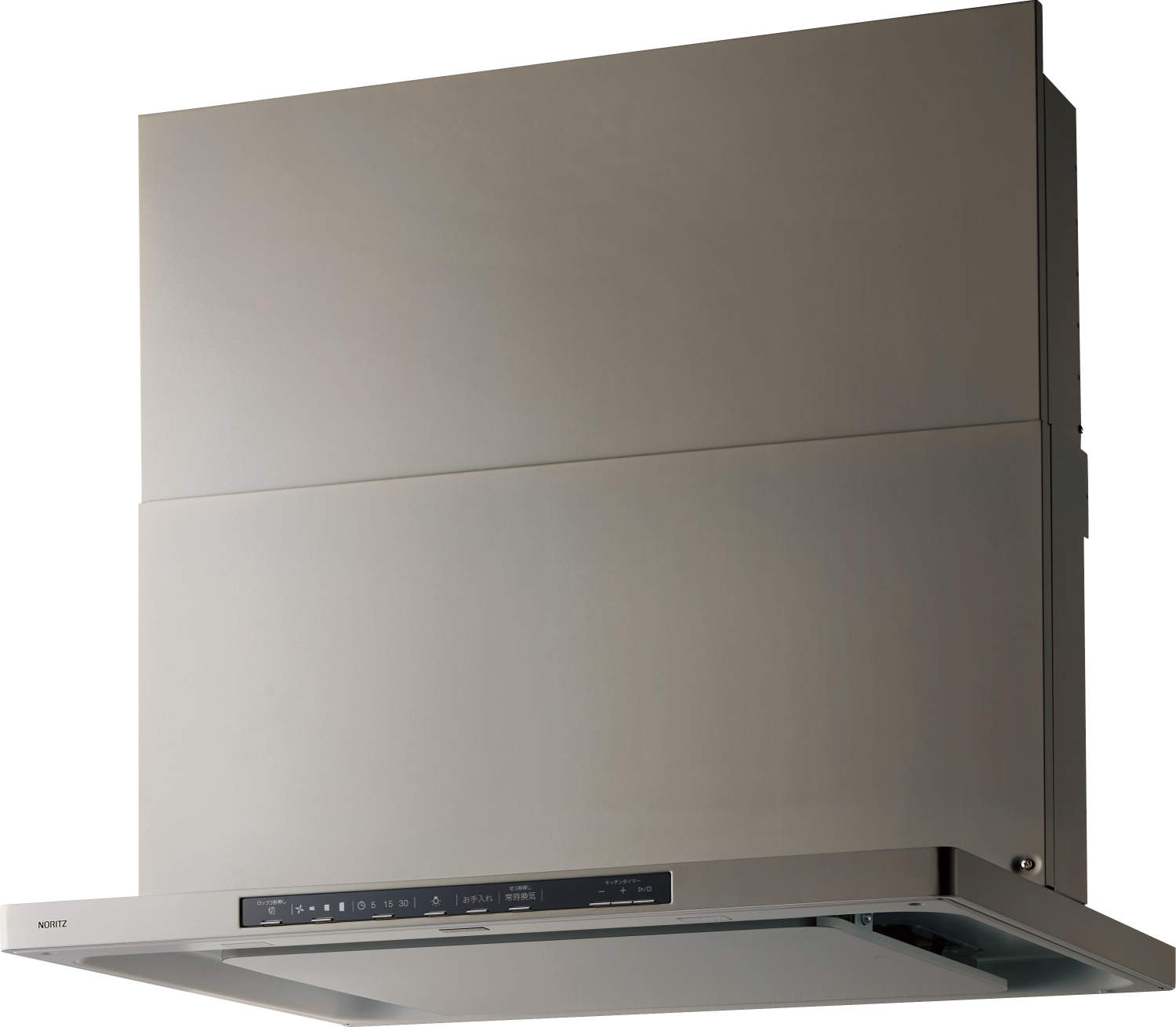 範囲ボンネット  ノーリツ NFG6S26MSV Curara（クララ）か細い型ノンこし器 間口60糎 しろがね色 上幕板付き添い人