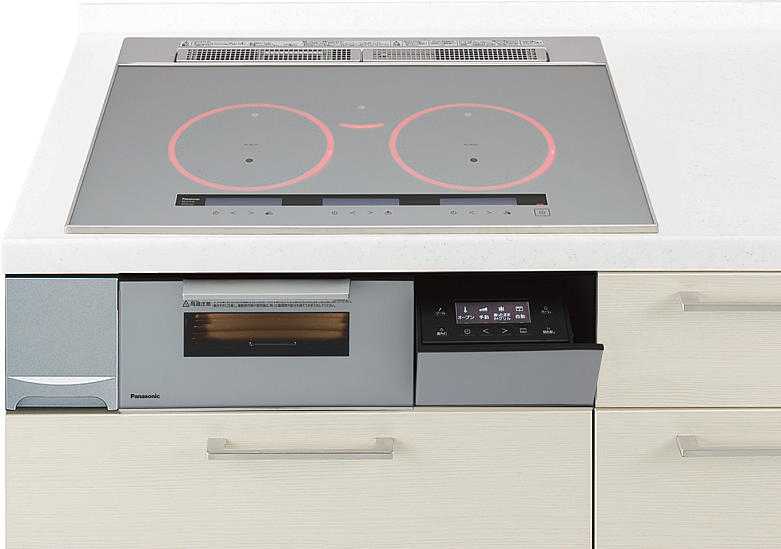 IH煮炊き暖房器  パナソニック製（Panasonic） JUASA1V7SK 間口75糎  ダブル（決定づけるIH）オール金属元素相応う 3口IH  Aつづき物
