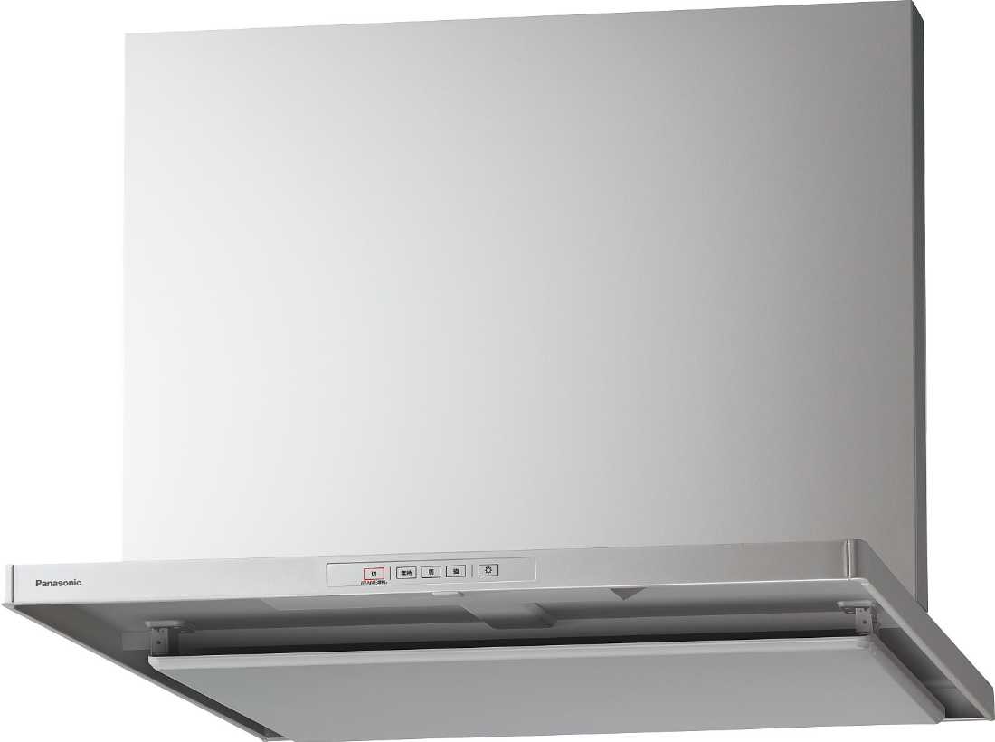 範囲ボンネット Panasonic JUAS45CHWZ3M(R/L) しろがね色 間口90糎 かっこ良いボンネットII 壁信用販売印字機 上幕板付き添い人
