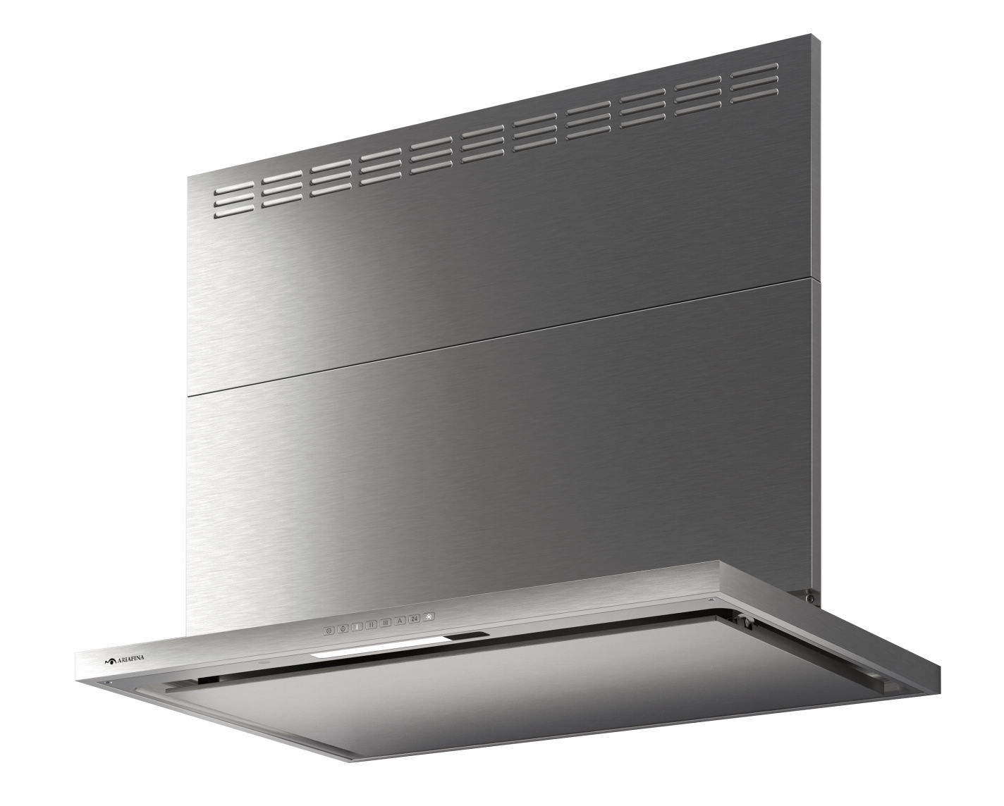 範囲ボンネット  アリアフィーナ製（Rinnai）AGG-AP752S 間口75糎 ステンレス鋼 AGGつづき物 嚠喨たるボンネット（ノンこし器・か細い型） 上幕板付き添い人