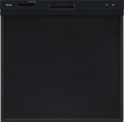 食器洗い乾燥機  リンナイ製（Rinnai）RSW-405AA-B ブラック 浅型タイプ スライドオープンタイプ 間口45cm 【パネル別売】