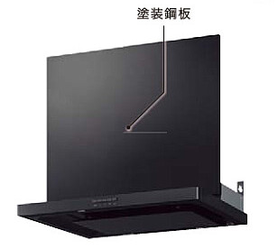 領域ボンネット タカラスタンダード VRAT-753ADL/R(K) 間口75珊 黒いこと シロッコファン 向こう正面ダイアログボックス付き添い人