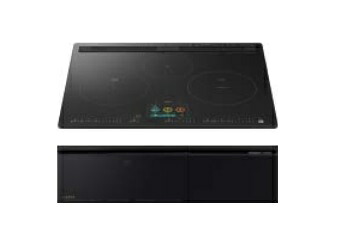 IH煮炊き暖房器 日立製（TOCLAS）5HTN2500KTWFK 3口IHシングルオール金属元素  黒いこと 間口75珊
