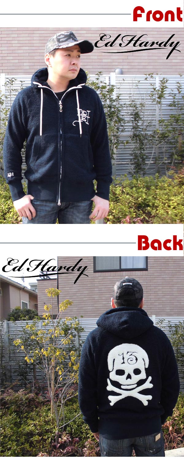 エドハーディー パーカー もこもこ メンズ ED HARDY スカル ネイビー M08PTCH552 エド・ハーディー エドハーディ EDHARDY タトゥー エドハーディー パーカー もこもこ メンズ ED HARDY スカル ネイビー M08PTCH552 エド・ハーディー エドハーディ EDHARDY タトゥー