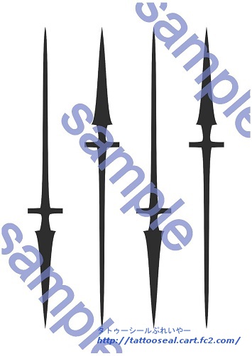 楽天市場 絶園のテンペスト 鎖部哲馬 コスプレ用タトゥーシール ｋｍｈ商会