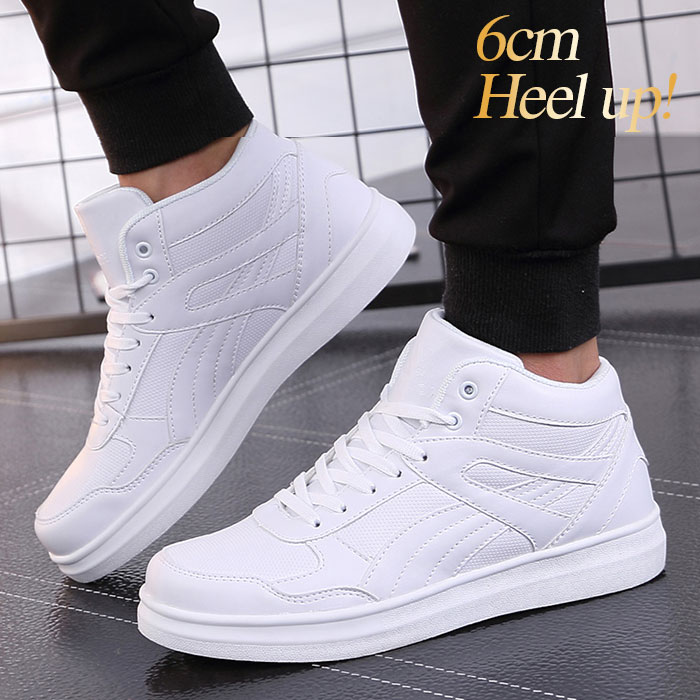 楽天市場】スニーカー メンズ 通気性 トール シークレットスニーカー