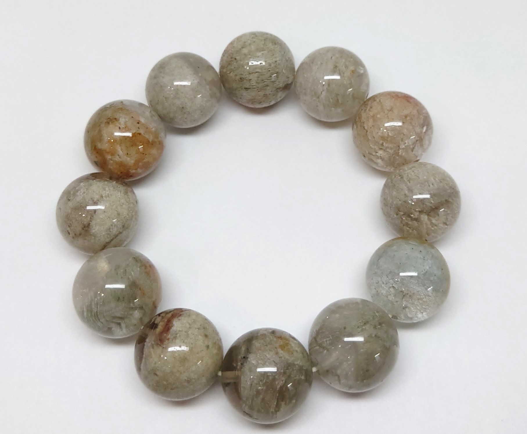 ミックスガーデンクォーツ 11mm 楽天市場】ミックスガーデンクォーツ 11mmブレスレット【15cm 16.5cm