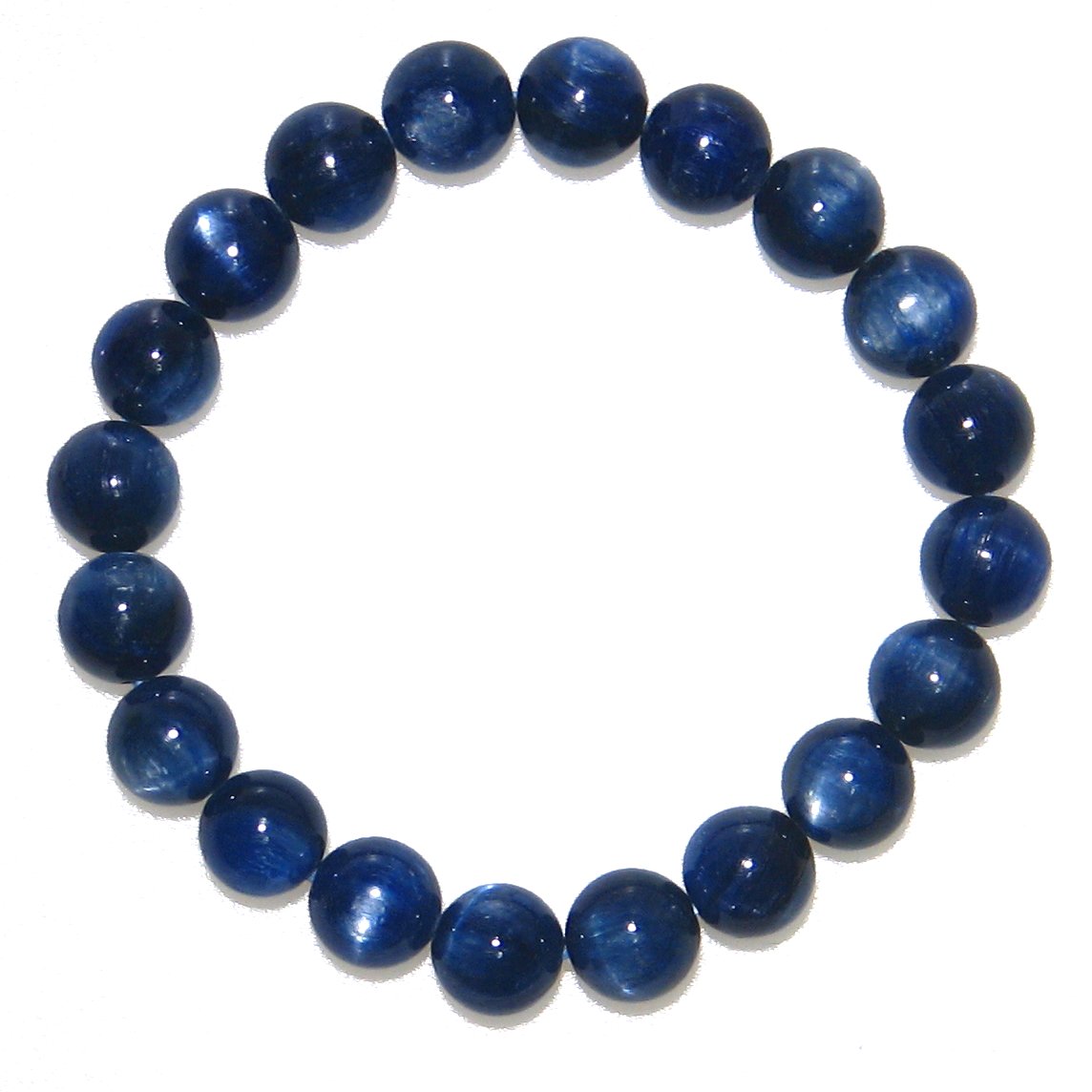 宝石級AAA+ キャッツアイカイヤナイト 9mm ブレスレット 【15cm 16.5cm】Kyanite 清純 純粋 数珠 天然石 パワーストーン レディース メンズ ジュエリー アクセサリー