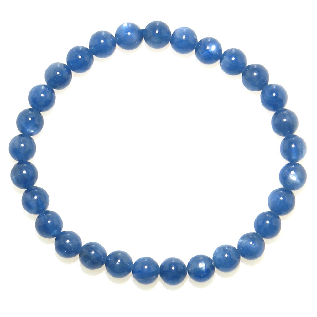家宝レベル　キャッツアイブルーグリーンカイヤナイトブレスレット　5 キャッツアイ カイヤナイト ブレスレット 7.5mm 16cm カヤナイト