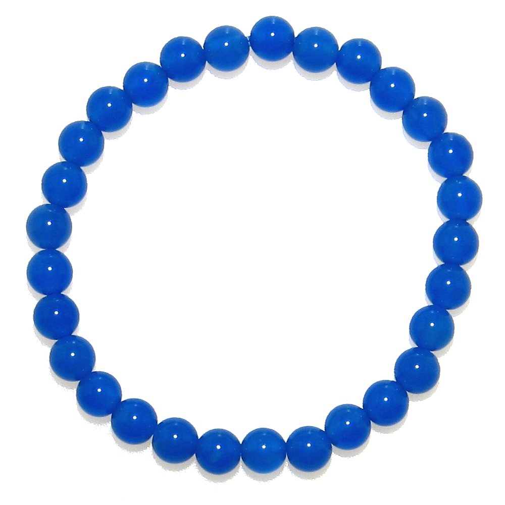 楽天市場】パワーストーンブレスレット 青メノウ 6mm / 天然石 瑪瑙