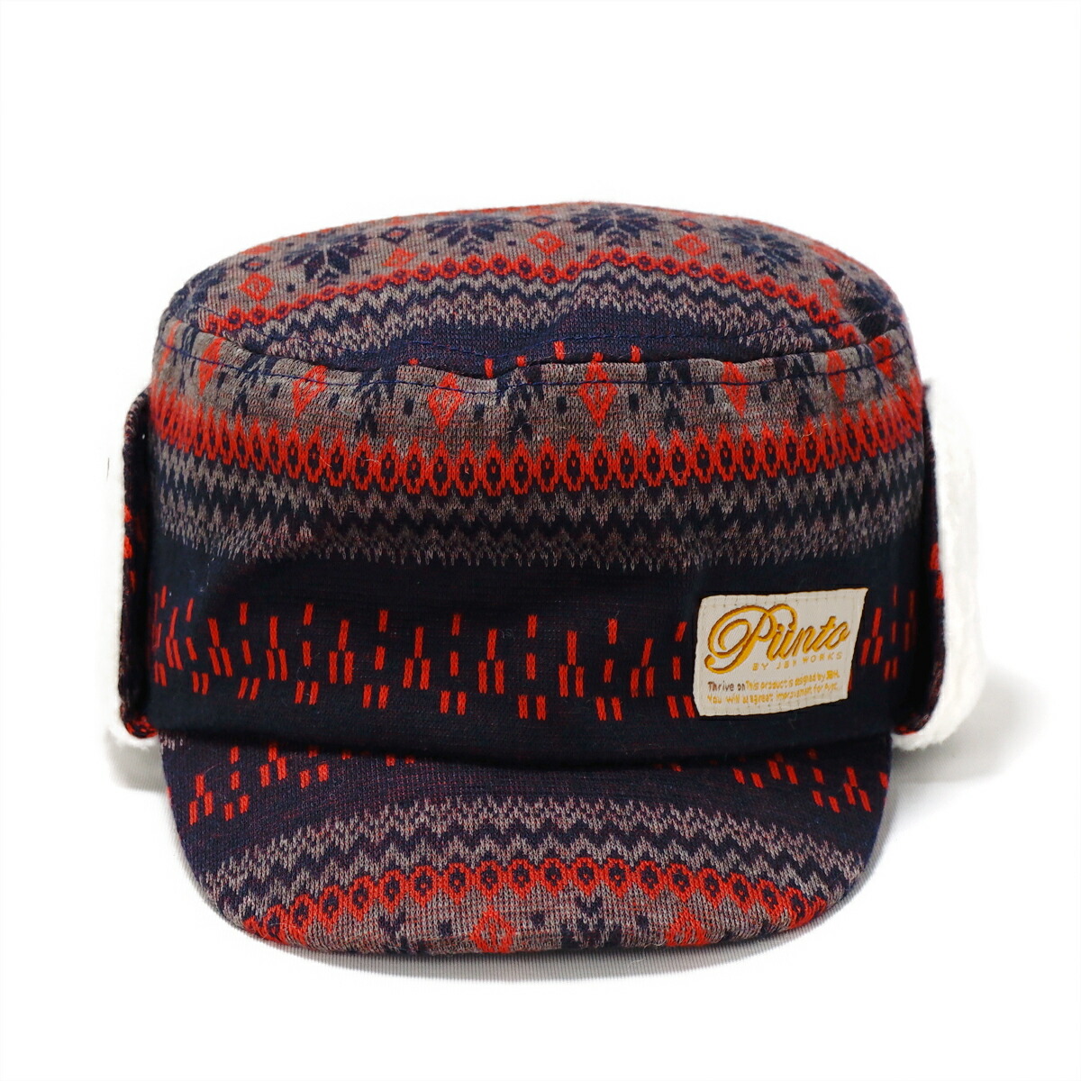 楽天市場 11月1日9 59まで クーポン利用で510円50 Off Ct01 Punto ボア付き 雪柄ワークキャップ メール便送料無料 帽子 キッズ 子供 秋冬 防寒 ワークフライトキャップ 飛行帽 パイロットキャップ ボア 耳当て ギフト クリスマス プレゼント 21 帽子屋 Kstyle