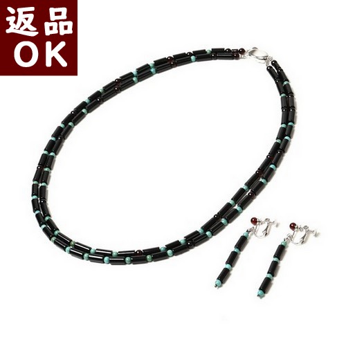 ＼最大30％OFFクーポン／ターコイズ ピアス トルコ石 琥珀 ネックレスイヤリング ピアス ２点セット チェリーレッドアンバー 赤 56cm 人魚の涙 バルト産 送料無料 琥珀屋 パワーストーン スクリューバック 天然石 No 1171｜琥珀屋 職人が創る琥珀ジュエリー