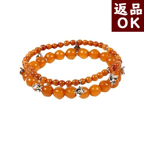 \最大30%OFFクーポン/琥珀 ブレスレット 腕輪 イエローアンバー 16cm ラウンド 丸玉 8mm シルバー バルト産 送料無料 琥珀屋 ハンドメイド 手作り パワーストーン 天然石 No 2590|琥珀屋 職人が創る琥珀ジュエリー