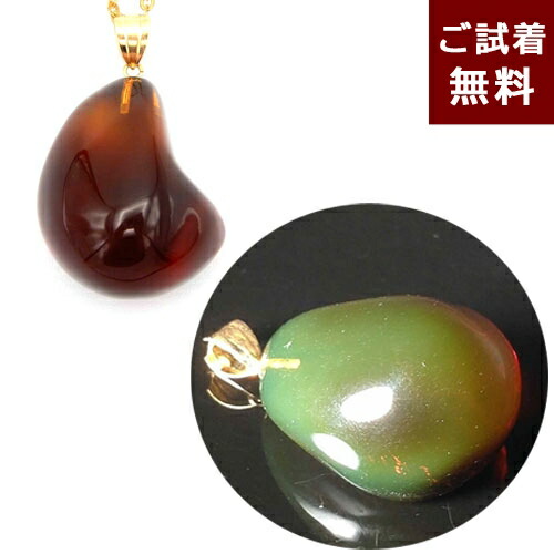 ＼最大25％OFFクーポン／【動画あり】ブルーアンバーを彷彿 琥珀 ネックレス ペンダントトップ レインボー 虹色 未処理 メキシコ産 雫型 ティアドロップ 濃厚 チェリーレッドアンバー 緑色 グリーン 小さめ K18 チェーン別売り 一点物 琥珀屋 No 3369 ギフト 17,625円
