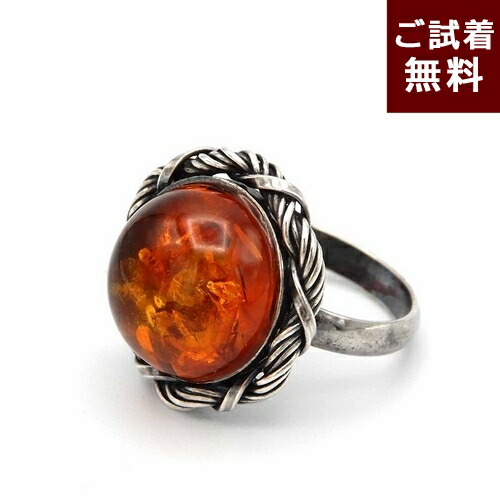 楽天市場】【バルト海の琥珀】シルバーリング ハンドメイド【送料無料
