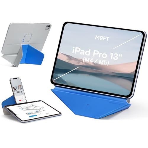 MOFT 堅苦しさ直営店 ダイナミックフォリオ iPad Pro 13in 容れもの M5/M4、2025/2024 相応う 経口避妊薬容れもの 多角度合わせる 横置 縦置 磁気ねばり着く 経口避妊薬照明ランプ iPad照明ランプ 超軽さ 薄型 折りたたみ 持ち運び分かりやすい