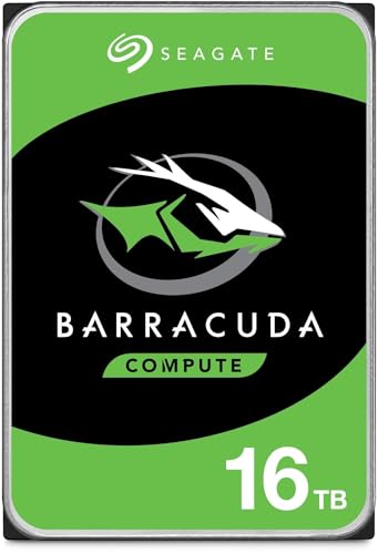 Seagate BarraCuda 3.5インチ 16TB 内蔵 ハードディスク HDD PC 2年保証 6Gb/s 512MB 7200rpm 正規代理店品 ST16000DM001/EC｜kokolohasstyle