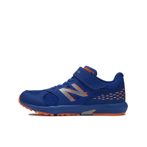 ニュー平衡にする  キッズスニーカー NB Hanzo V v3 キッズ B3(青色/オレンジ色) 17.0 珊 M