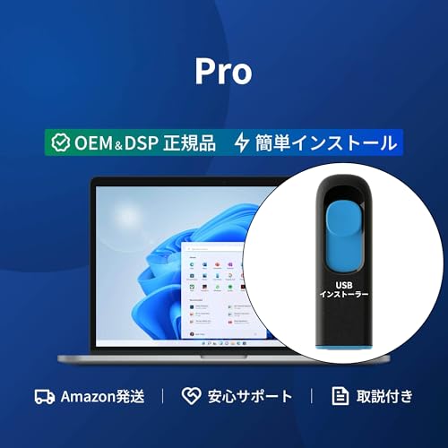 Windows11 Pro用  DSP使用許可日本語版 USBインストーラー付