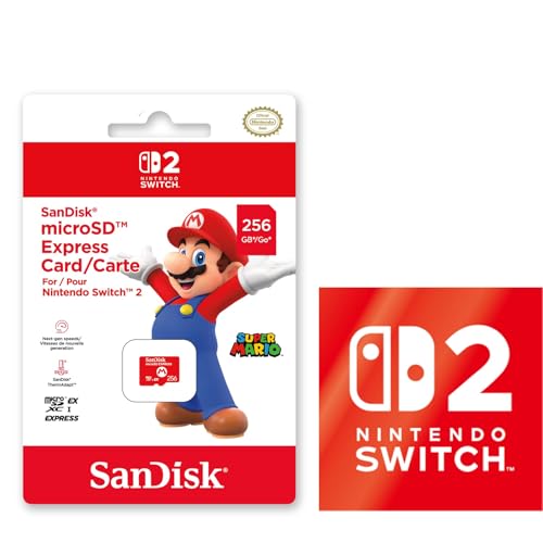 任天堂使用許可商いもの SanDisk microSD Express Card 256GB for Nintendo Switch 2 サンディスク マイクロSD急行列車歌留多 256GB
