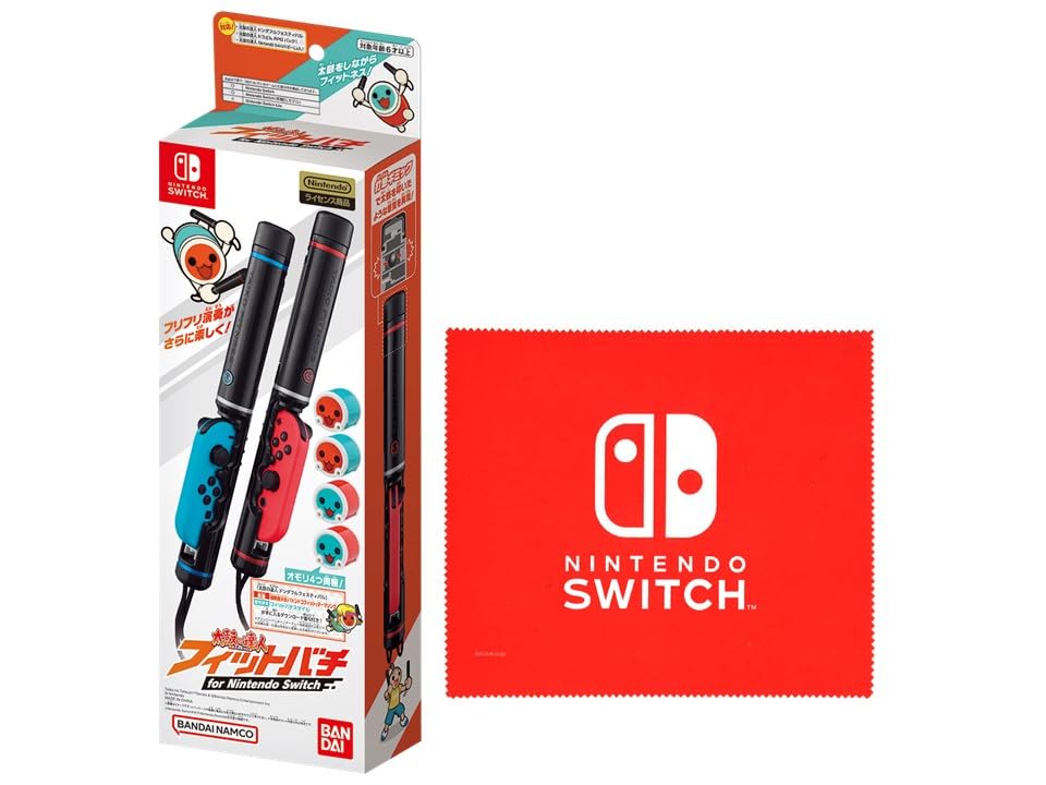 任天堂使用許可商いもの 膜鳴楽器のはやりっ児 フィットバチ for Nintendo Switch