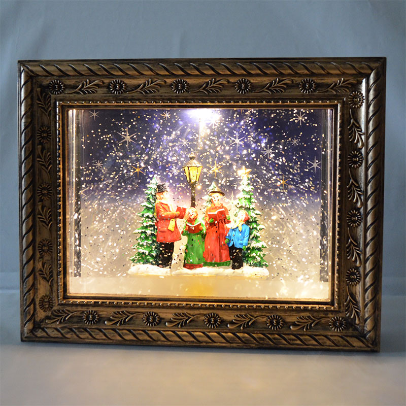 楽天市場】グリッタービッグベン スノーイングランタン 高さ38cm 電子