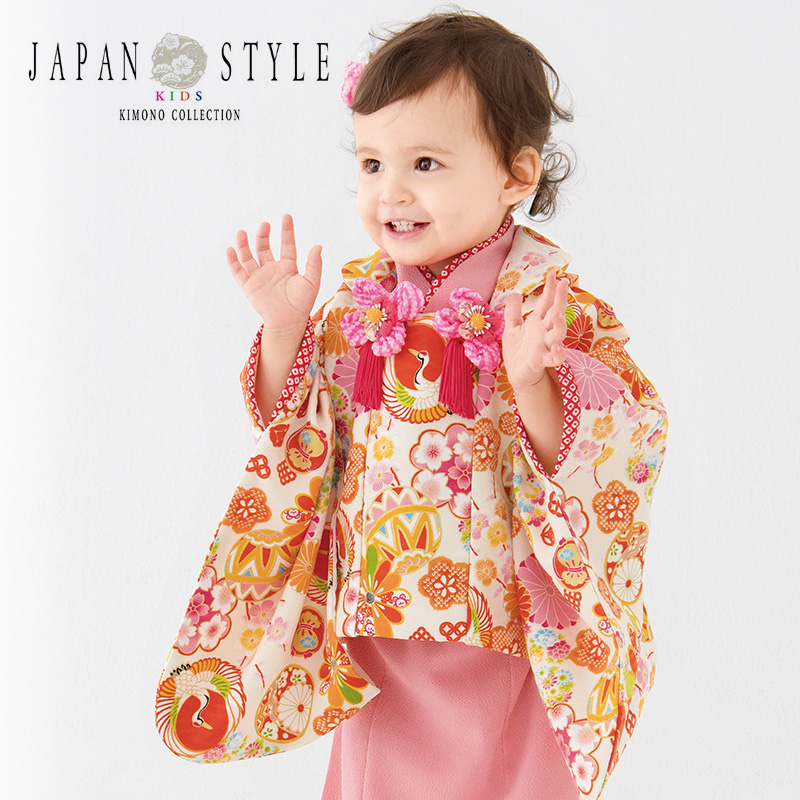 楽天市場 レンタル 祝着 女の子 1歳 レンタル ブランド Japan Style 被布 初節句 レンタル着物 レンタル衣装 ひな祭り 誕生日 着物 撮影 写真撮影 衣装 祝い着 赤ちゃん ベビー ベビー着物 ジャパンスタイル 京都みさやま