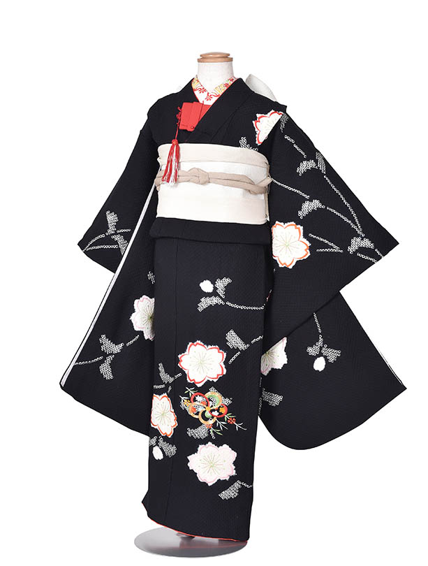 楽天市場】【レンタル】七五三 黒 レンタル 古典着物 7歳 フル