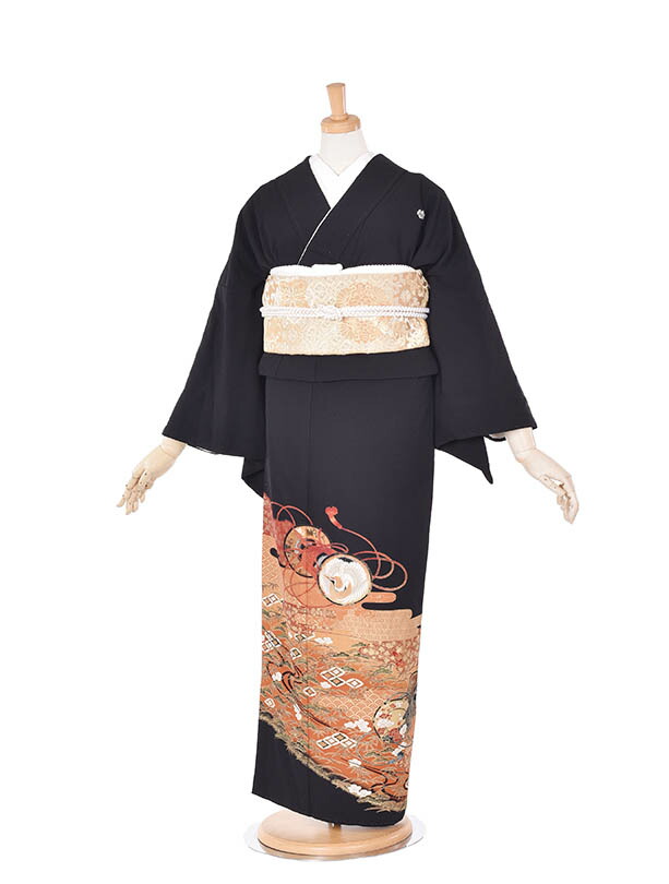 【レンタル】黒留袖レンタル 留袖 結婚式 新郎母 新婦母 フルセットレンタル 送料無料 冠婚葬祭 貸衣装 着物 和服 結婚式祖母 親族着物 式典 フォトウエディング
