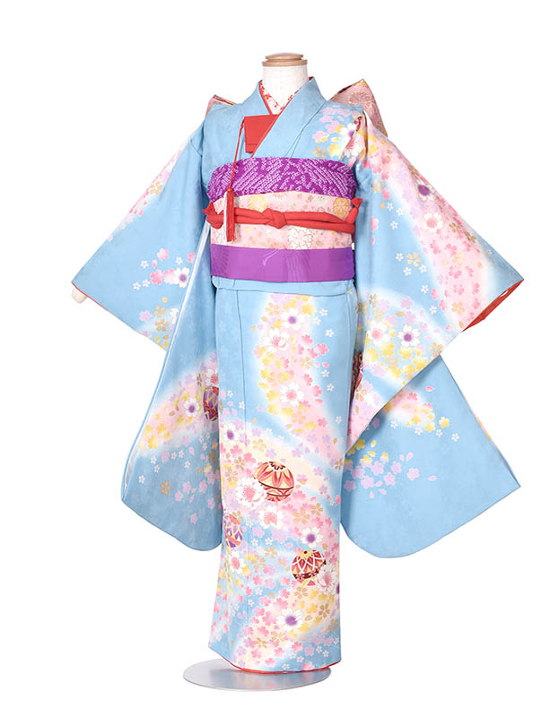 【賃借】七五三 賃借 7歳 フルセット賃借 御姉さん 七歳 晴れ晴れしい 753ﾚﾝﾀﾙ 7歳御嬢さん 水色に手まり 貸お召しもの 前撮り お召しもの 七五三仕掛ける 水色 753 儀式用着 ひな祭り 不死化映画化 和装 お召しもの仕掛ける 赤ちゃんお召しもの 7才賃借 お正月 新品足袋差し上げ物 往復貨物輸送無料
