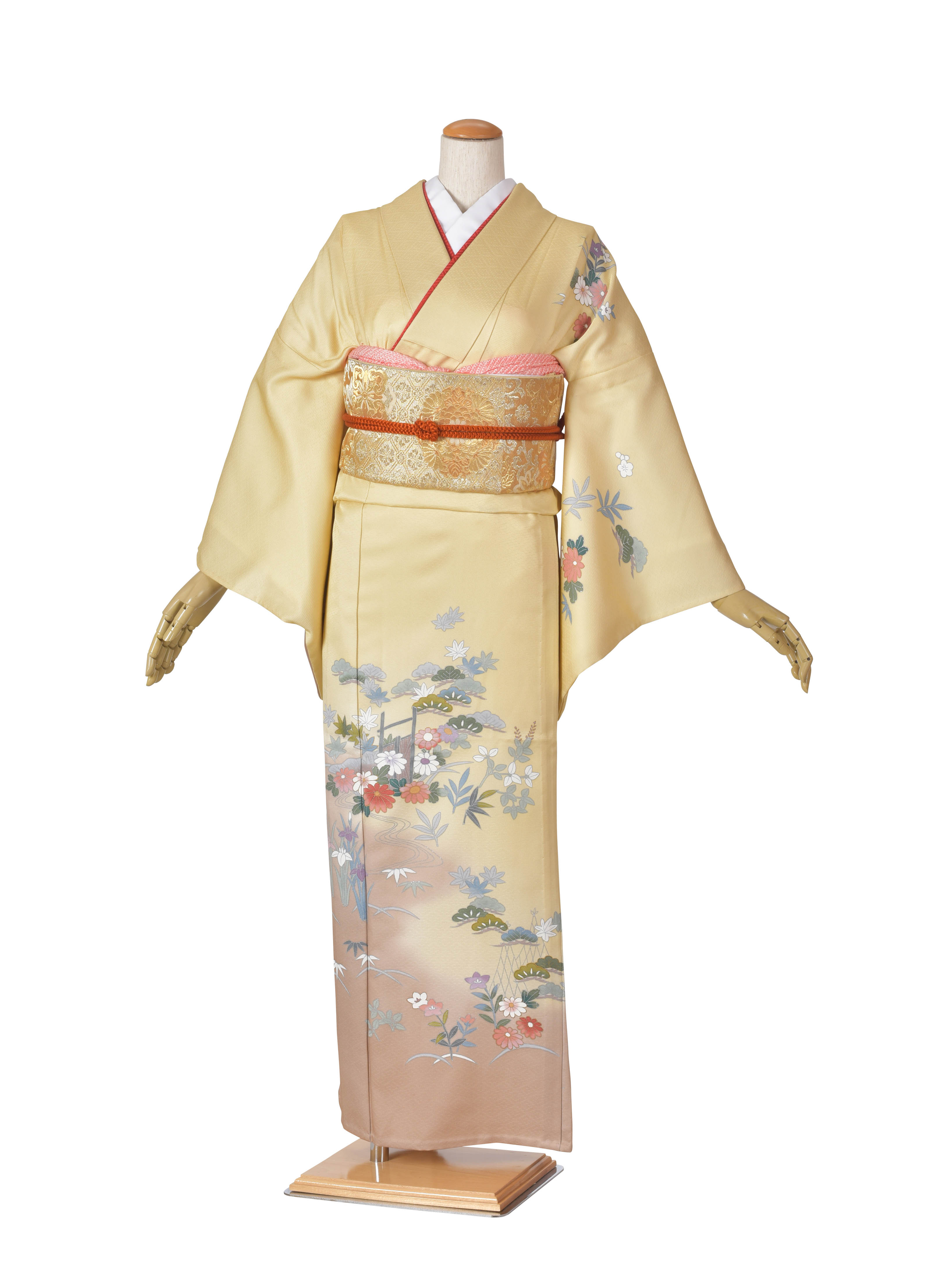 【レンタル】夏用附下 単衣留袖 夏結婚式着物 およばれ夏 13号～17号親族着物 リゾートウエディング 絽豪華 6月9月着物 送料無料 フルセットレンタル 足袋プレゼント