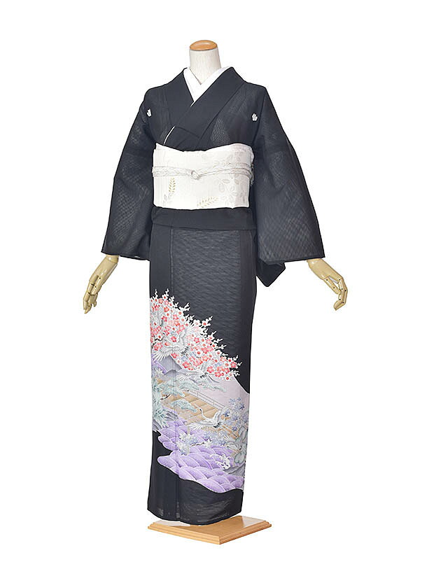 【レンタル】夏用留袖 絽留袖 夏結婚式着物 新郎母着物 新婦母着物 親族着物 リゾートウエディング 絽豪華 7月8月結婚式 送料無料 フルセットレンタル 足袋プレゼント