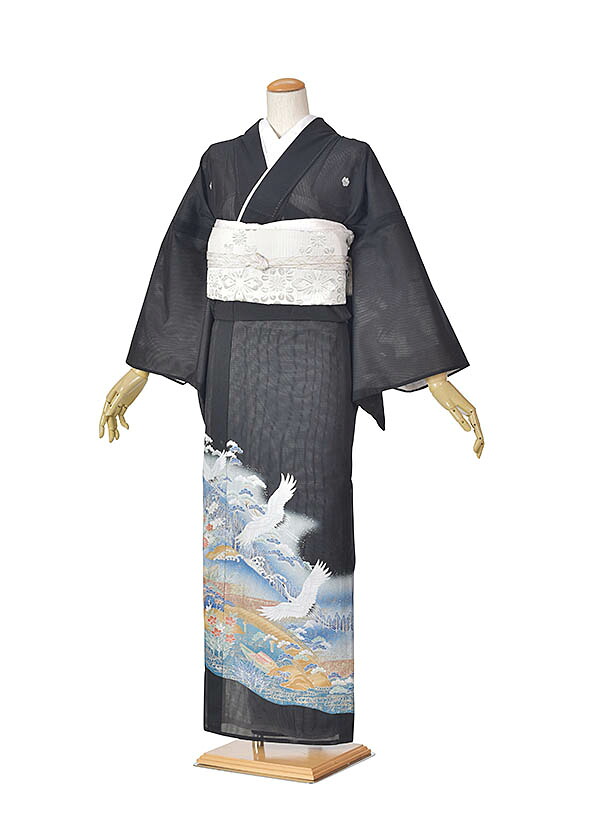 【レンタル】夏用留袖 絽留袖15号～19号 新郎母着物 新婦母着物 親族着物 リゾートウエディング 絽豪華 7月8月結婚式 送料無料 フルセットレンタル 足袋プレゼント