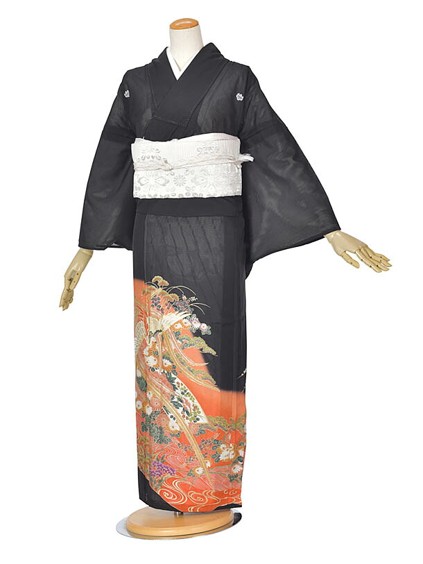 【レンタル】夏用留袖 絽留袖 夏結婚式着物 新郎母着物 新婦母着物 親族着物 リゾートウエディング 絽豪華 7月8月結婚式 送料無料 フルセットレンタル 足袋プレゼント13号~17号