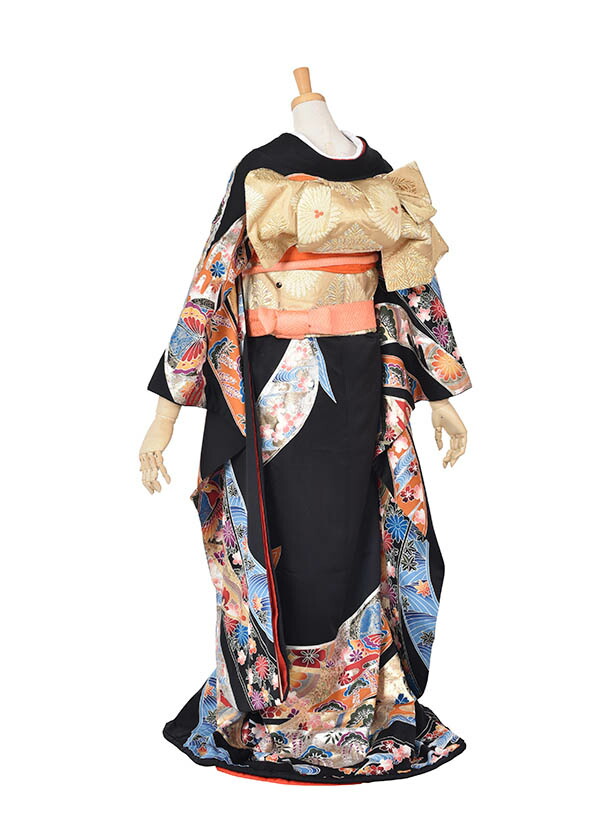 注目の レンタル 黒引き振袖 引振袖 本振袖 大振袖 結婚式 神社挙式 和装 和装婚 和婚 掛下 色掛下 フォトウエディング フルセットレンタル 7日間レンタル 正規店仕入れの Myimars Com