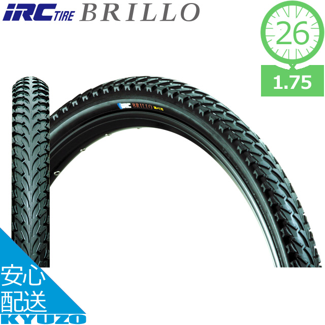 楽天市場】IRC 井上ゴム工業 M-1BRILLO ブリロ HE 26×1.75 自転車 