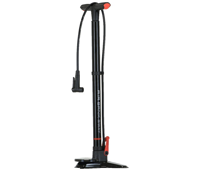 AIR BANK 2WAY フロアポンプ 自転車用 空気入れ 米式 仏式 便利 パンク修理 パンク直し 大人 P&P COMPONENTS AIR BANK 2WAY エアポンプ チューブレス 手軽 エア充填 エア補充 学生
