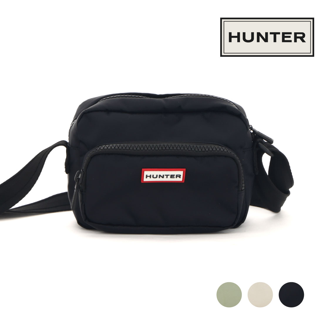 【4/20 20時～4H限定PT10倍】 ハンター HUNTER レディース バッグ ナイロン クロスボディ UBX3930KBM ショルダーバッグ 耐水 正規品
