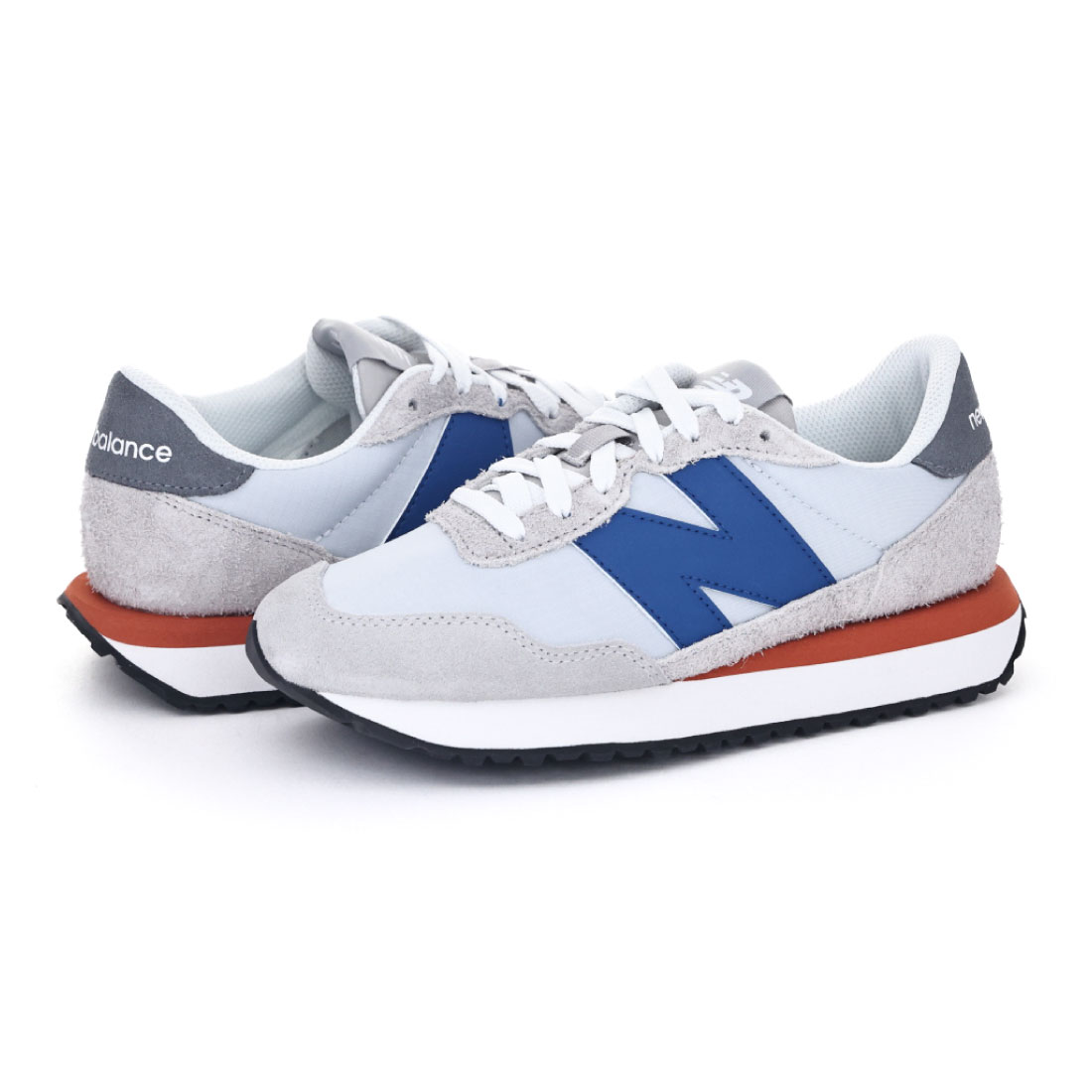【4/10 20時～4H限定PT10倍】【10%OFF】 ニューバランス new balance レディース スニーカー M237 4SC オフホワイト ブルー カジュアル レトロランニング 疲れにくい 7,449円
