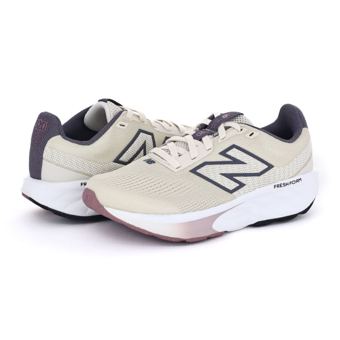【4/10 20時～4H限定PT10倍】【10%OFF】 ニューバランス new balance レディース スニーカー フレッシュフォーム W520 7J8 ベージュ ピンク 厚底 運動靴 ジム ランニング トレーニング ウォーキング