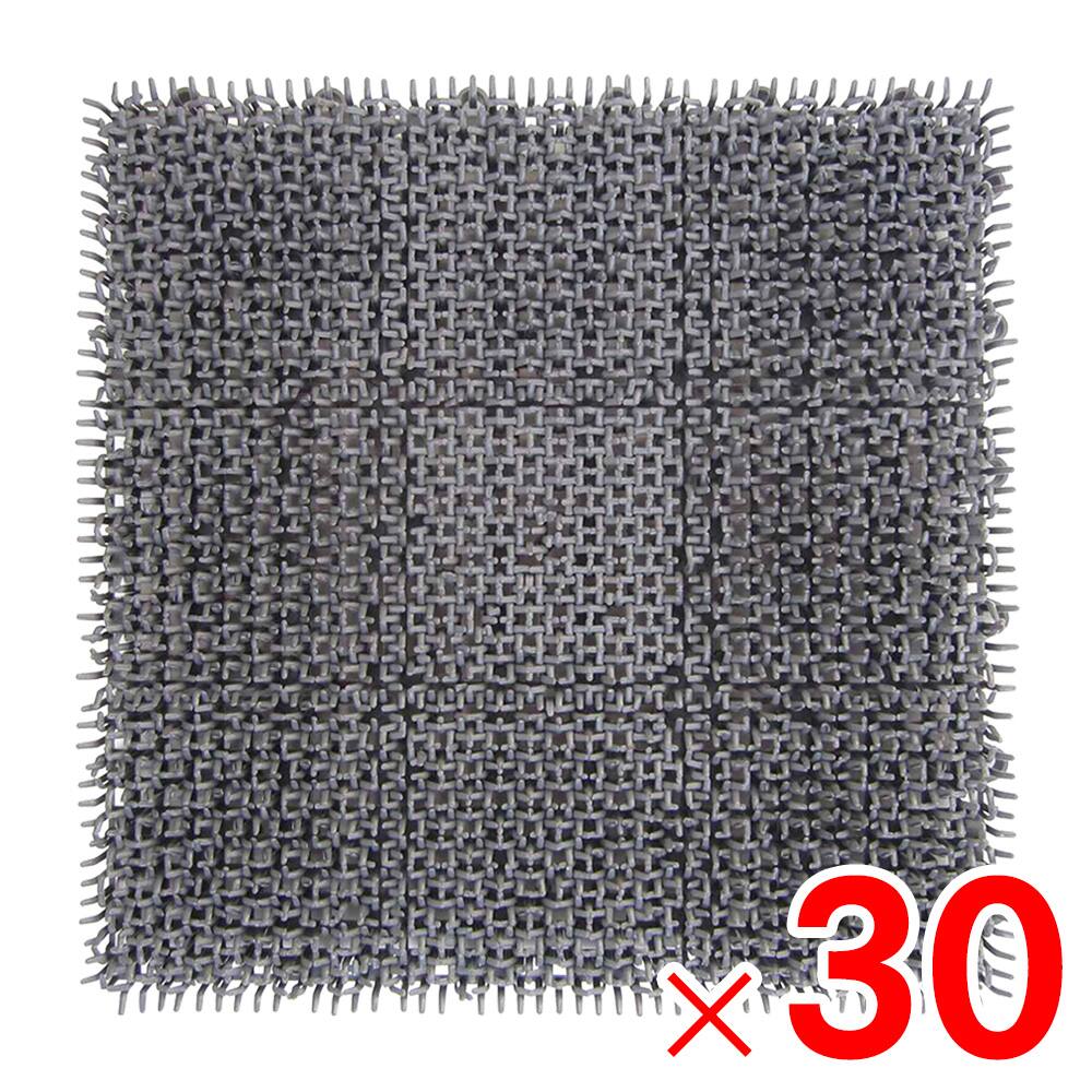 ワタナベ製作 合わせ目式人工芝 シバックス クールグレー 30×30糎 DT-302 ×30個 入れもの売りわたす