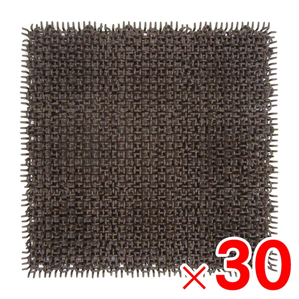 ワタナベ製作 合わせ目式人工芝 シバックス セピア色 30×30糎 DT-303 ×30個 入れもの売りわたす