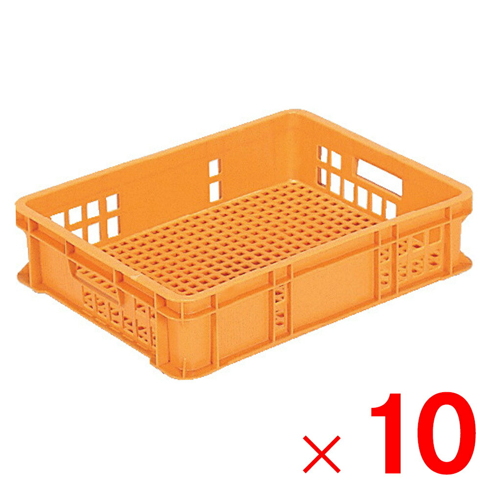 【法人限定】サンコー サンテナー B#16 オレンジ 101604-00 ×10個 セット販売 【メーカー直送・代引不可・置配不可】
