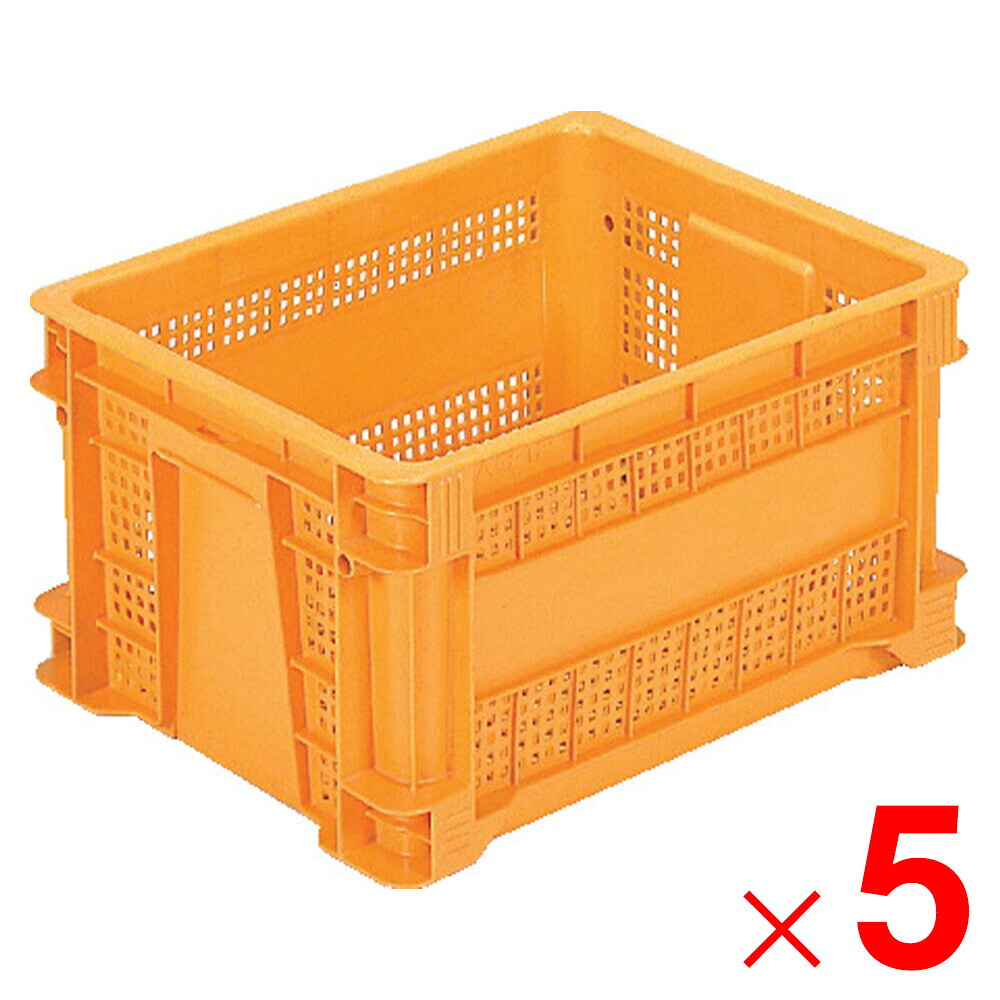 【法人限定】サンコー サンテナー B#29 網目 オレンジ 102901-00 ×5個 セット販売 【メーカー直送・代引不可・置配不可】|Arclands Online 支店