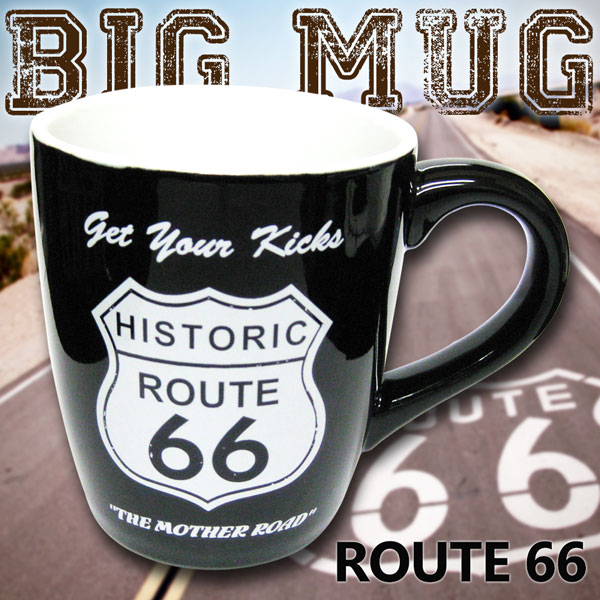 Lavieen Old American Route 66 Mug 700 Ml Coffee Large Old American Route 66 Mug 700 Ml Coffee Large Goods Garage