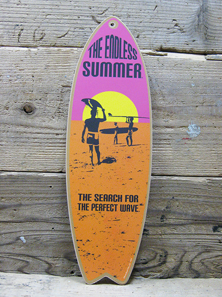 lavieen Mini surf board wood plaque endless summer 