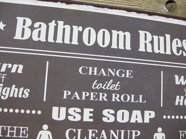 Lavieen Rakuten Global Market American Tin Sign Bathroom American Tin Sign Bathroom Ca Twa007 Yin Metal Signs Garage Vintage Gadgets Grocery