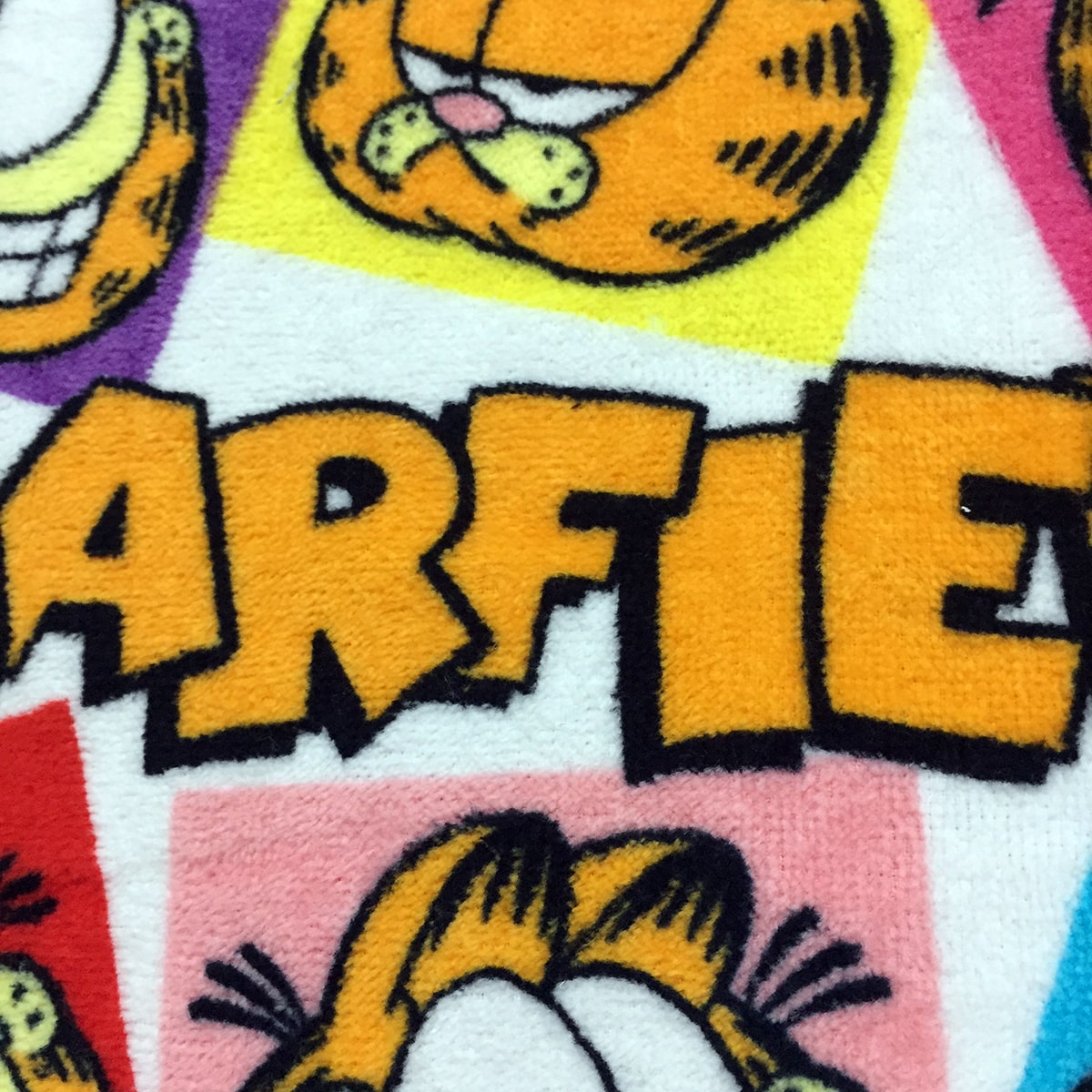 楽天市場 キッズタオル ガーフィールド キャラクター 猫 キャット タオル おしゃれ キッズ ハンドタオル Garfield Ht Gf001 Face Asst 総柄 アニコメ ワッペン通販 ワッペンストア