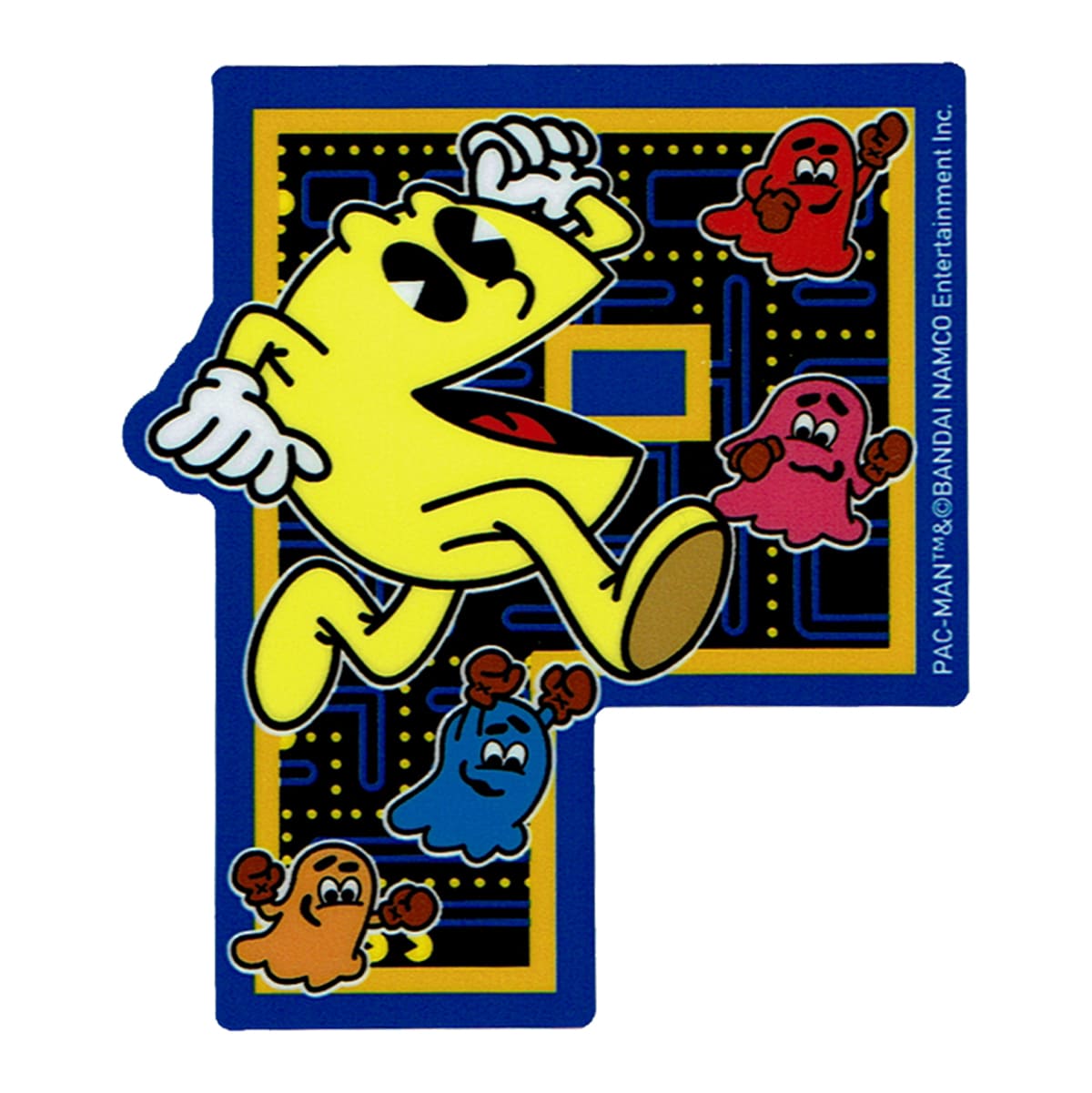 楽天市場 ステッカー シール おしゃれ カワイイ パックマン イエロー レトロ イラスト ダイカット ゲーム キャラクター Pac Man ライセンス商品 Lcs1066 カスタマイズ オリジナル ワッペン通販 ワッペンストア