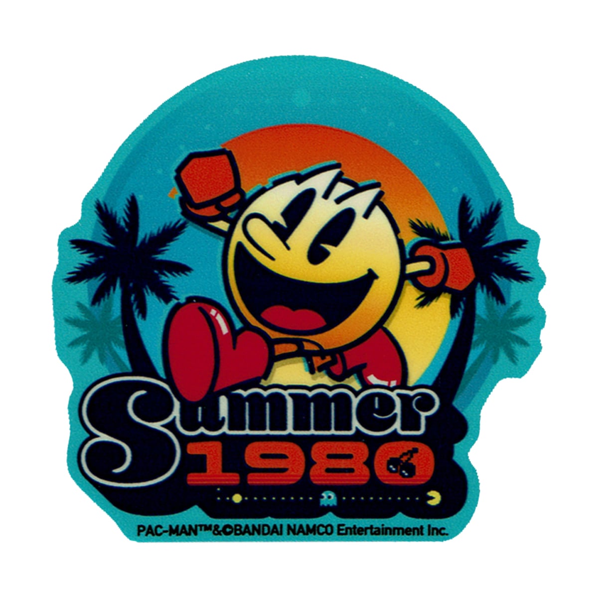 楽天市場 ステッカー シール おしゃれ カワイイ パックマン Summer 1980 ダイカット ゲーム キャラクター Pac Man ライセンス商品 Lcs10 カスタマイズ オリジナル ワッペン通販 ワッペンストア